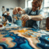 Combining Resin with Fabric: Techniques for Unique Art Pieces